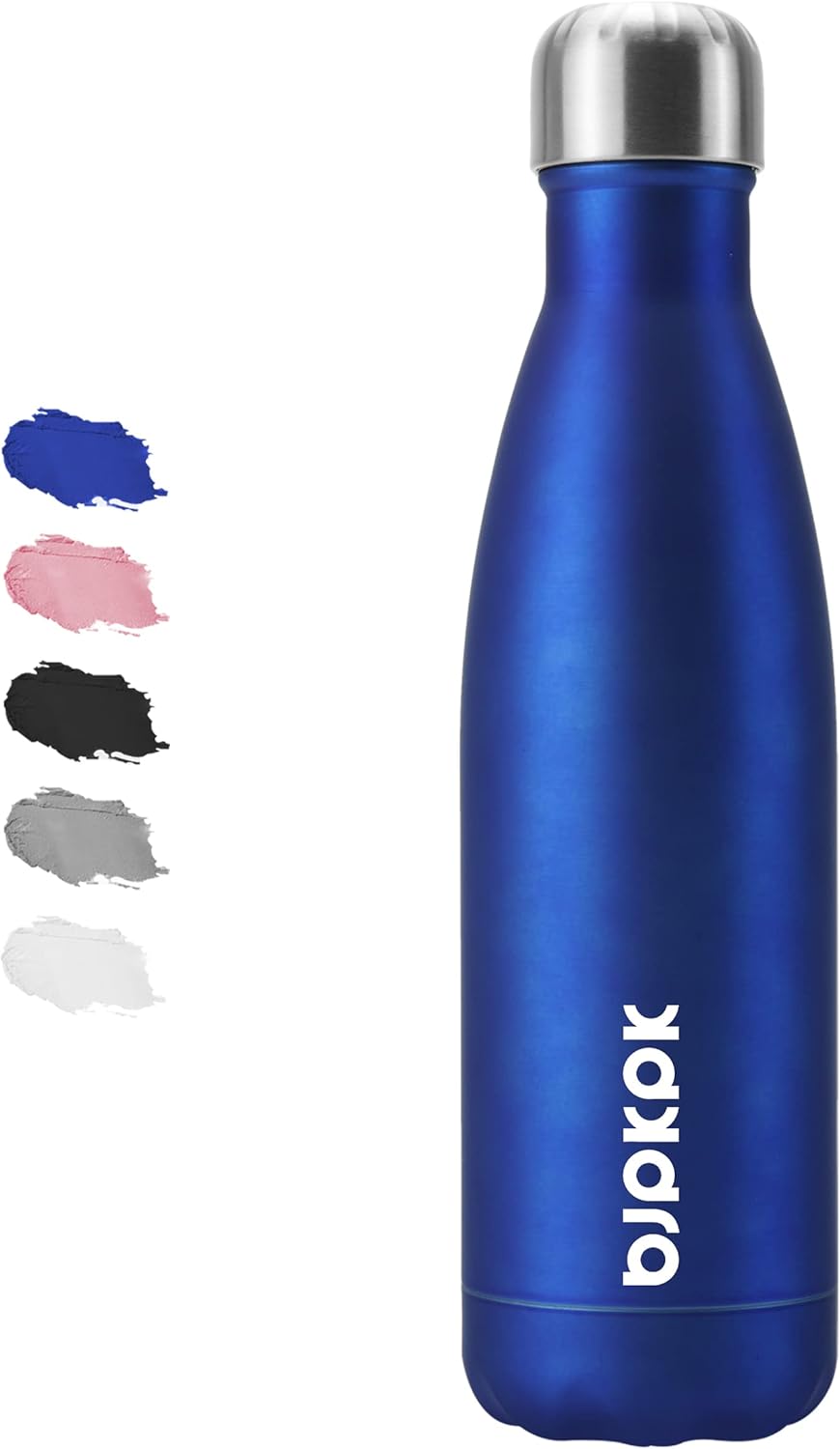 BJPKPK Insulated Water Bottles -17oz/25oz, Stainless Steel Water Bottles,Sports Water Bottles Keep Cold for 24 Hours and Hot for 12 Hours, Water Bottle for School: Home & Kitchen