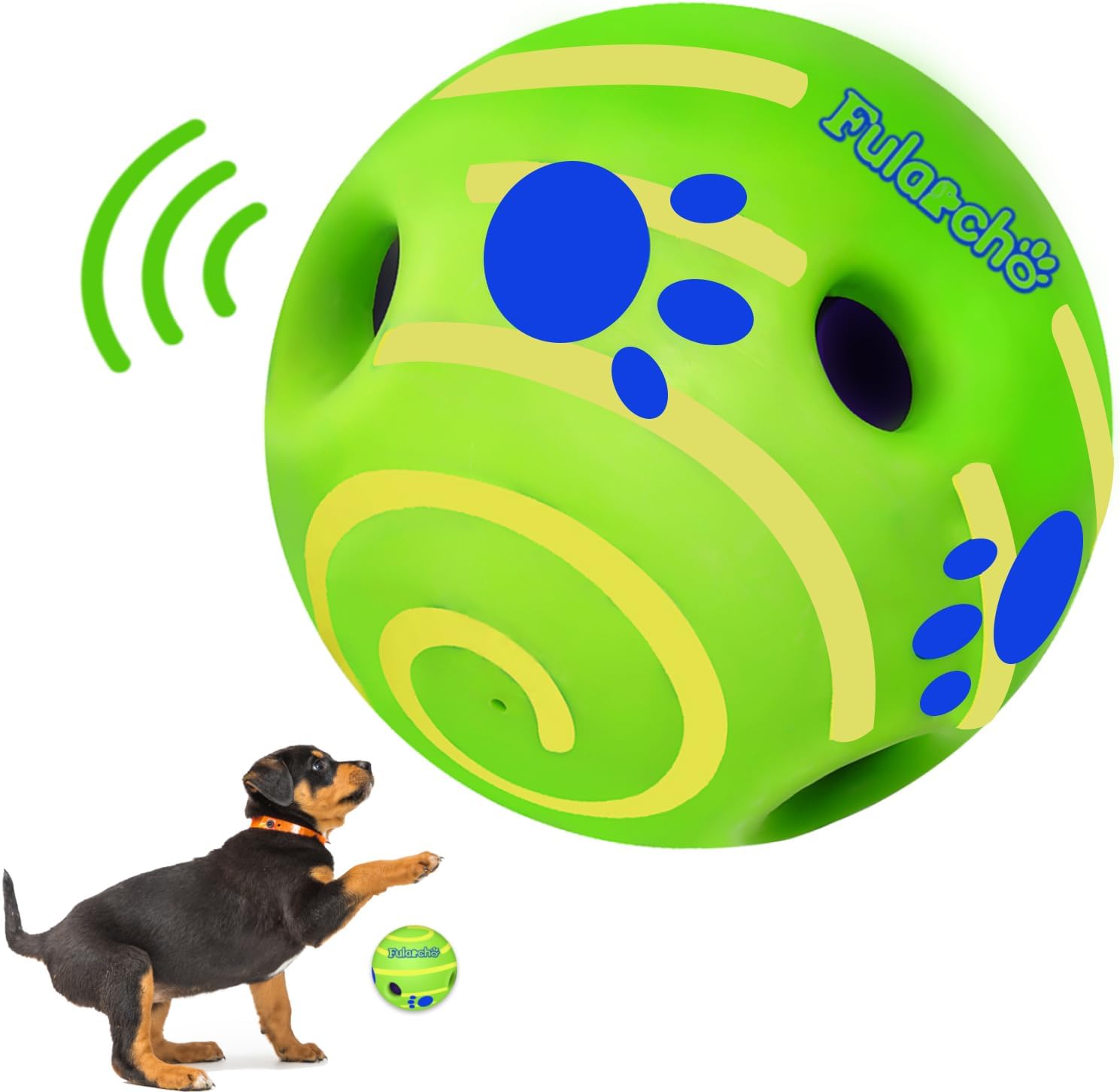 Dog Balls,Wobble Ball 2.75in Giggle Ball for Dogs