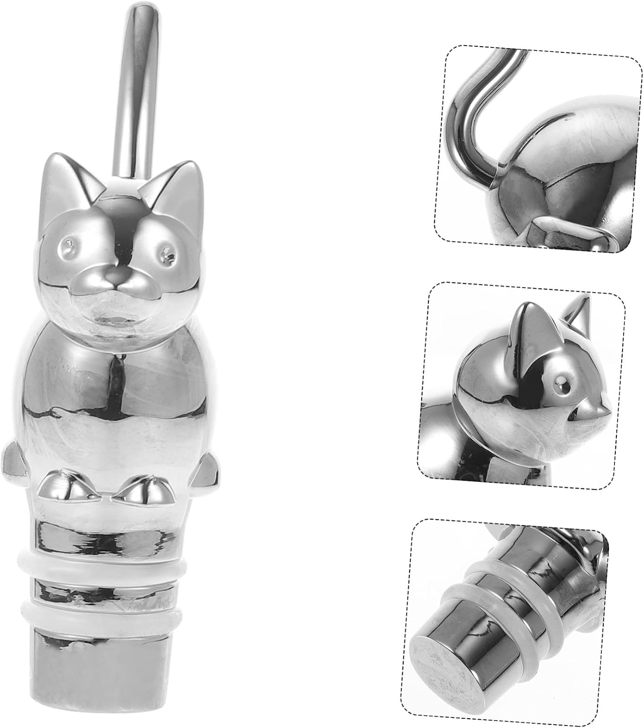 TIDTALEO beverage bottle caps wine bottle vinegar pourer decorative wine plug cat bottle stoppers bottle stopper plug bottle stoppers whiskey reusable bottle cap wine stopper seal