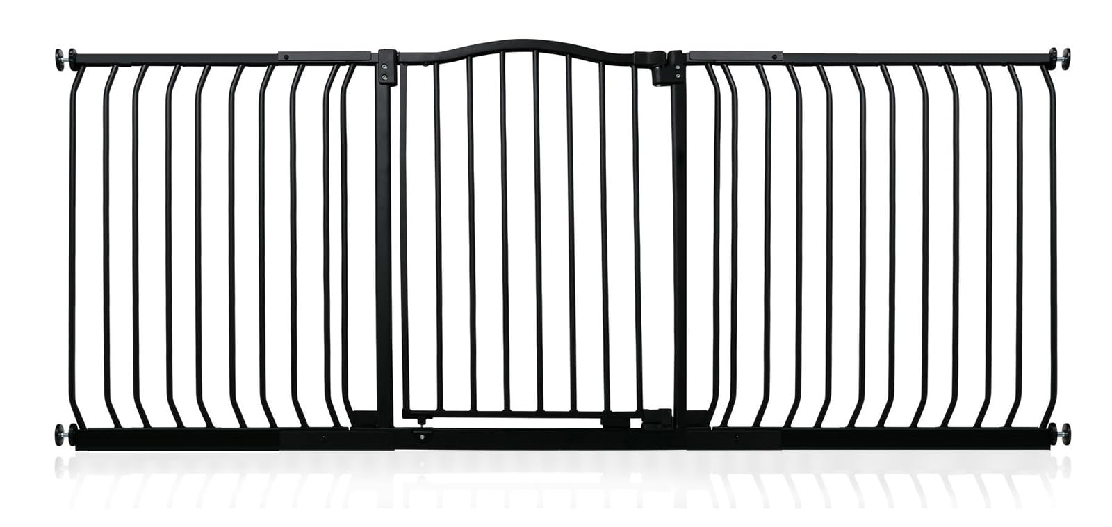 Safetots Curved Top Safety Gate, 71cm - 80cm, Matt White, Pressure Fit Stair Gate, Baby Gate for Doors Hallways and Spaces, Safety Barrier, Easy Installation — view 19