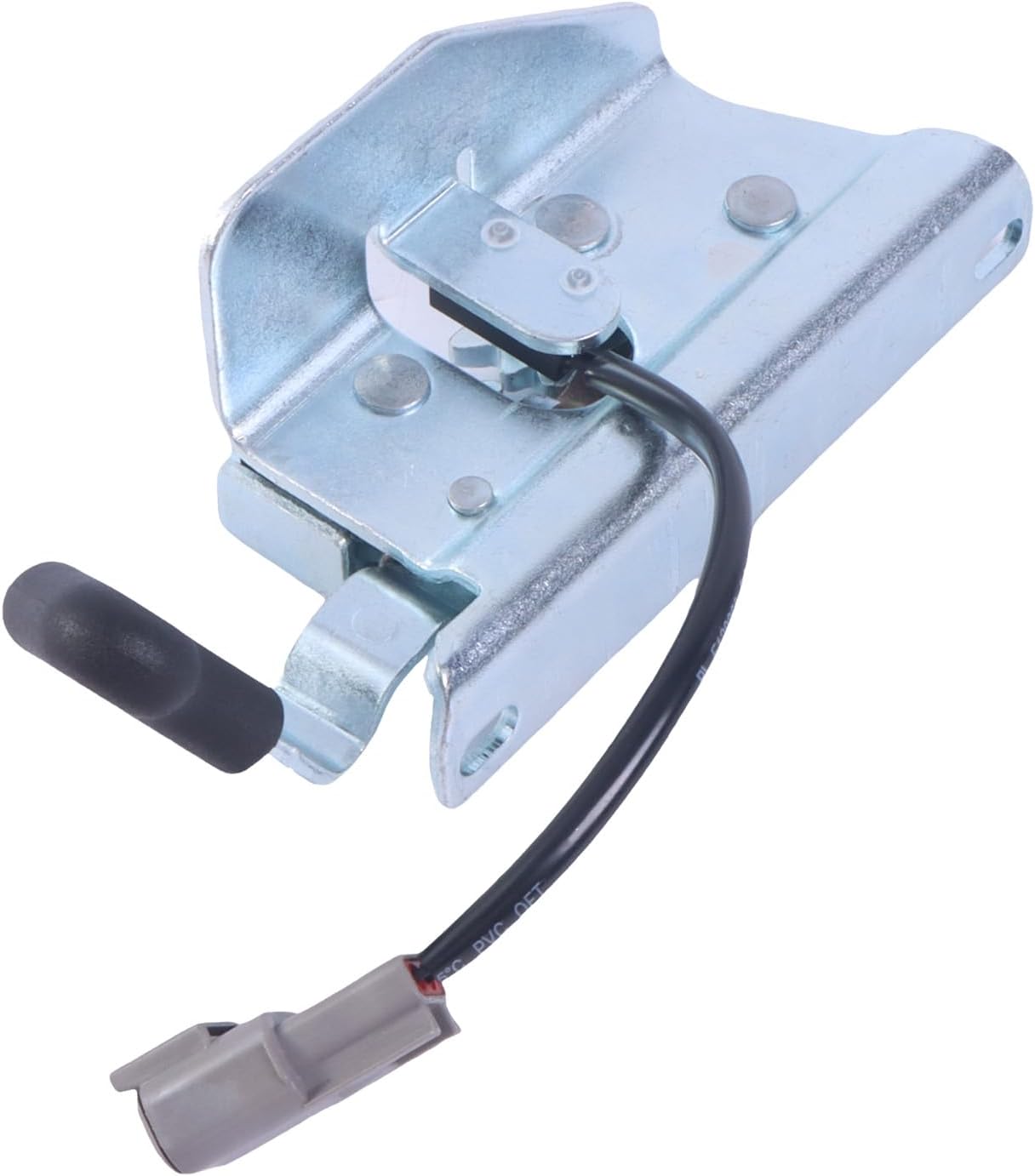 Door Latch Lock, 7109661 1PC Skid Steer Loader Front Door Latch Lock with Sensor Replacement for Bobcat T250 T300 T450 T550 T590 T650 T740 T750 T770 T870