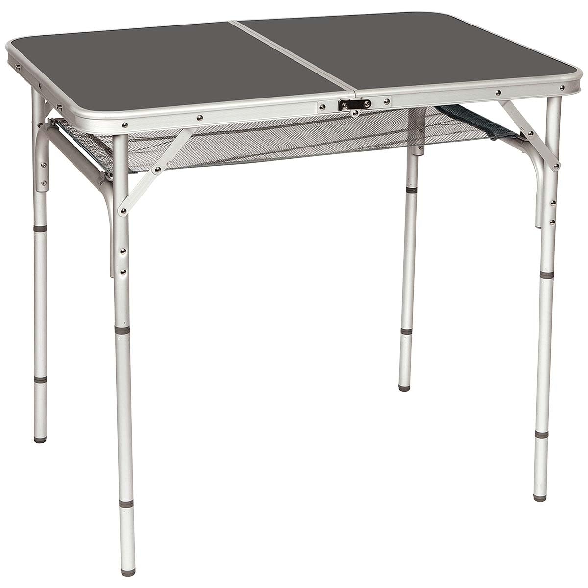 Bo-Camp - Tisch - Grau - Koffer-Modell - 90x60cm