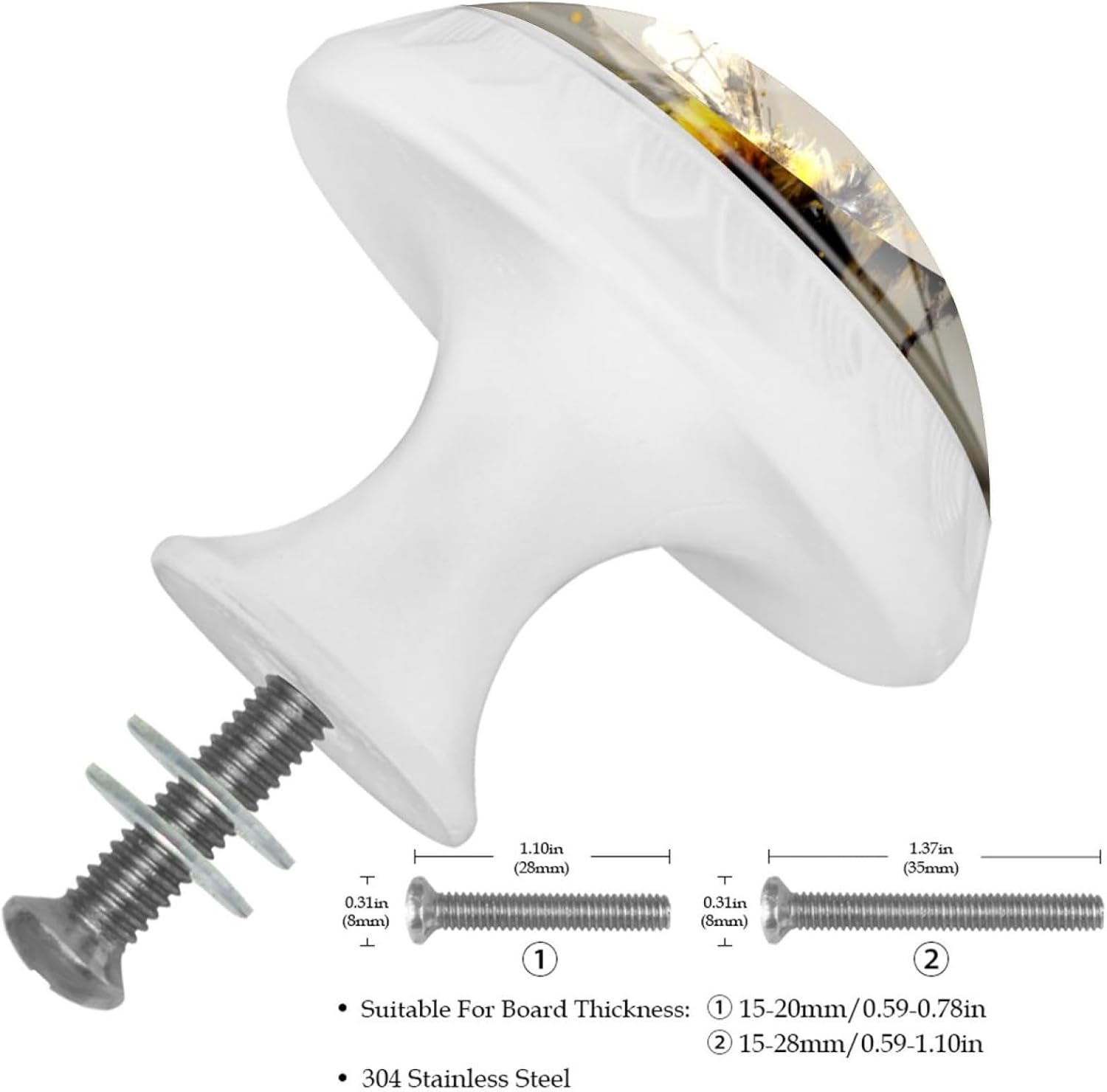 Black Bee (42) Multi-Scene Drawer Knobs, Decorative Cabinet Hardware for Home Interior Decoration