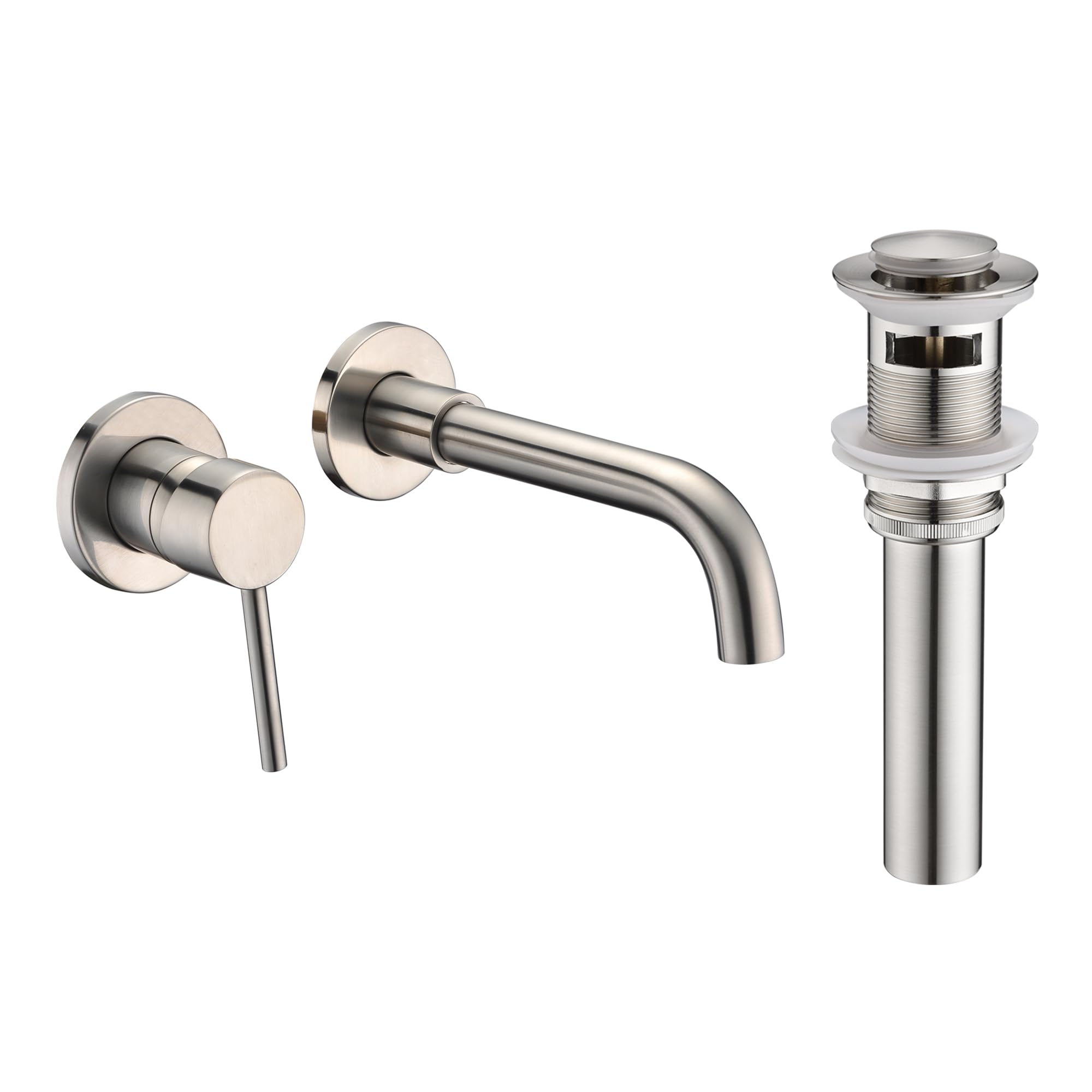 Hcfyauis Wall Mount Bathroom Faucet Left-Handed S1394ni-Lh + Pop Up Drain S7304n