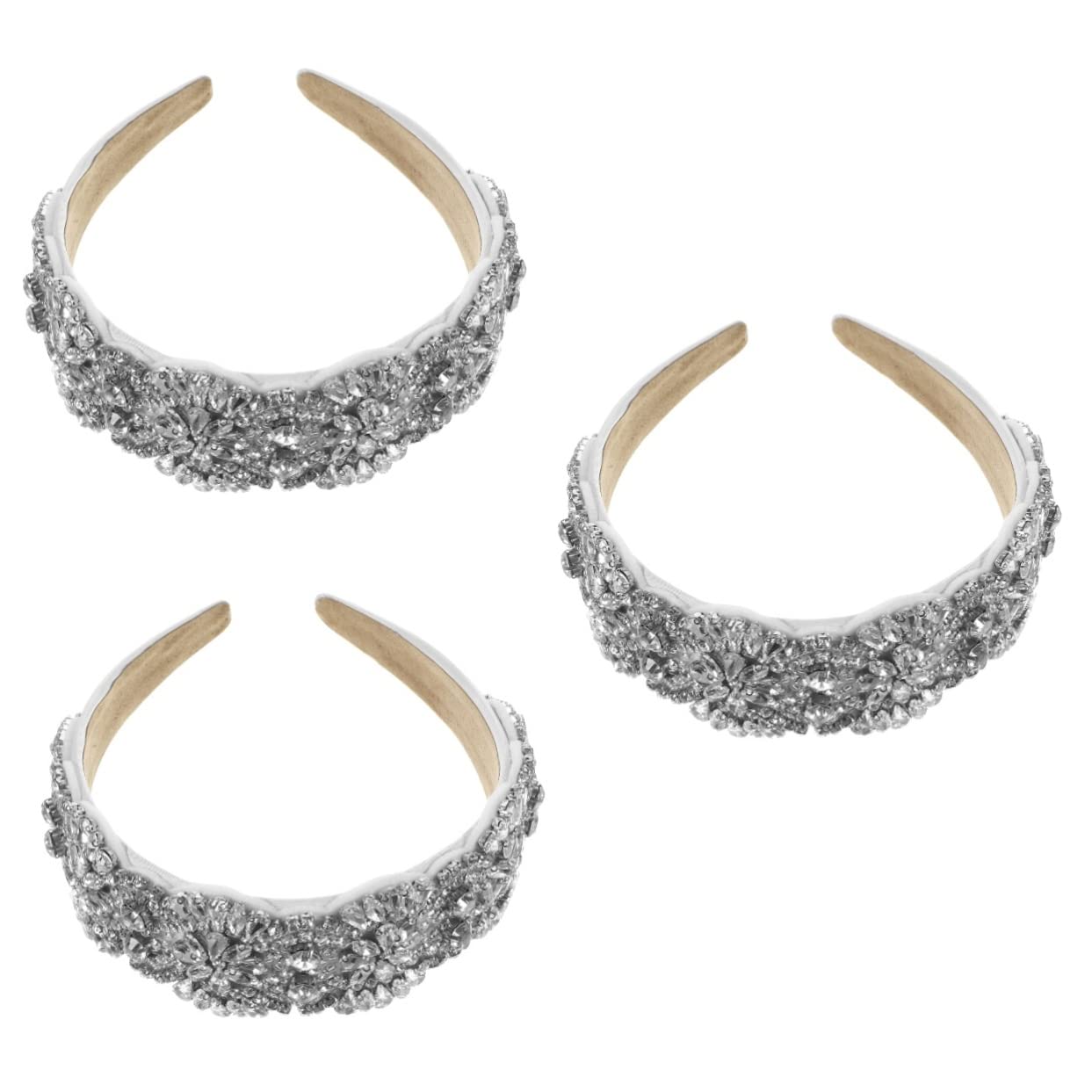 FOMIYES 3 Stück Stirnband Breite Stirnbänder für Frauen Damen Stirnbänder Mode Stirnband