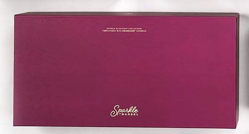 Miniatura 3 de Barski - Vaso hecho a mano - Juego de 4 copas de vino blanco con espacio vacío en el centro para adaptarse a tu propia botella de vino - Decorado