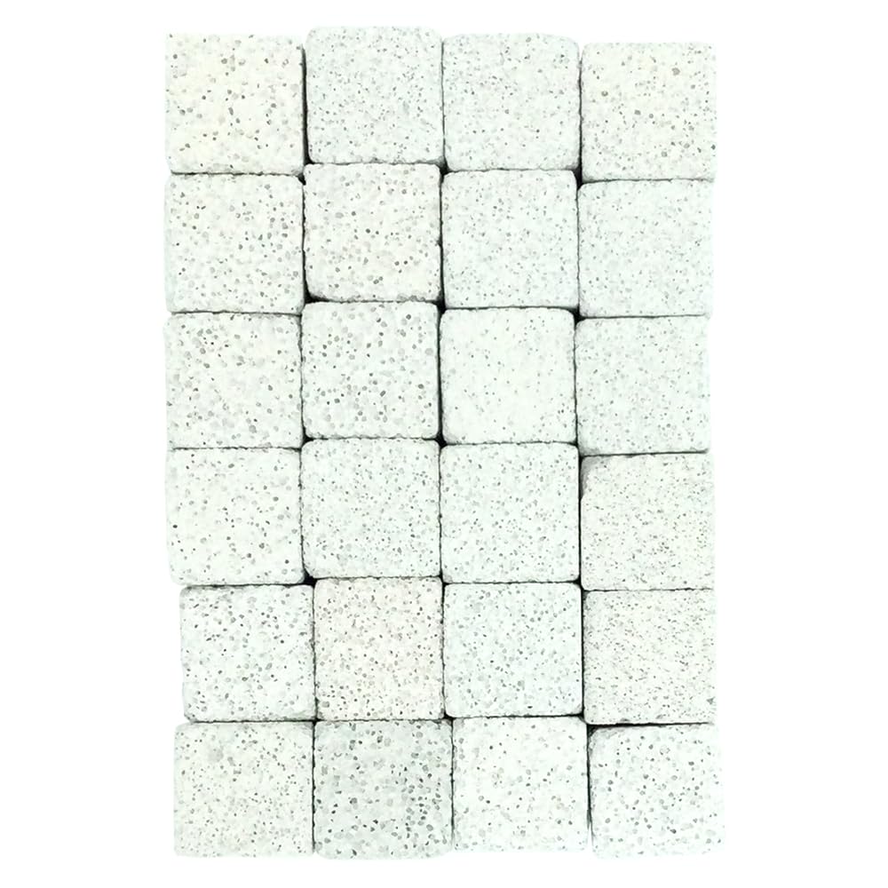 Jouets à mâcher pour hamster Shelltech : lot de 24 cubes en pierre de lave pour petit rongeur