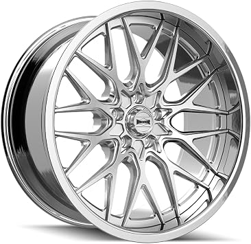 RIDLER 681 Brushed with Polished Lip 22X9 5-120.65 0MM 83.82MM