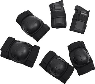 BESPORTBLE 6 Pçs/Conjunto Equipamento De Proteção Para Criança Skate Adulto Equipamento De Proteção Para Patinação Adultos Ciclismo Almofada De Segurança Protetores De Skate Equipamento De