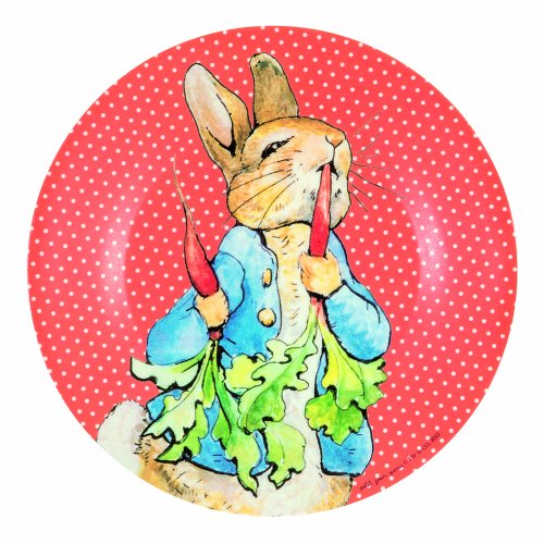 Peter Hase BP922G - Plato de postre, color rojo