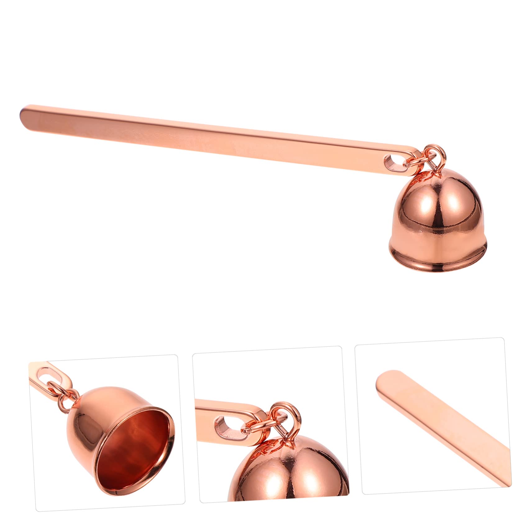 IMIKEYA 3stücke Edelstahl Kerzenauslöscher Mit Langem Griff Vintage Design Für Hochzeiten Partys Und Zuhause Zum Sicheren Löschen Von Kerzenflammen Langlebig Und Stilvoll Roségold