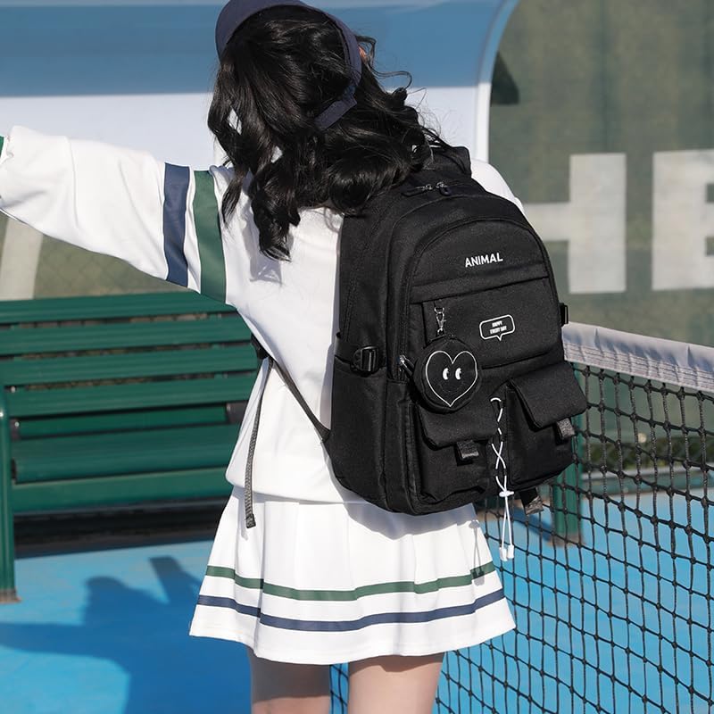 [ZESU] 韓国 リュック 通学 大容量 高校生 レディース 女子 学生 通勤 女 軽量 リュックサック 小学生 カジュアルバッグ バックパック 女の子 旅行 スクール りゅっくさっく アウトドア