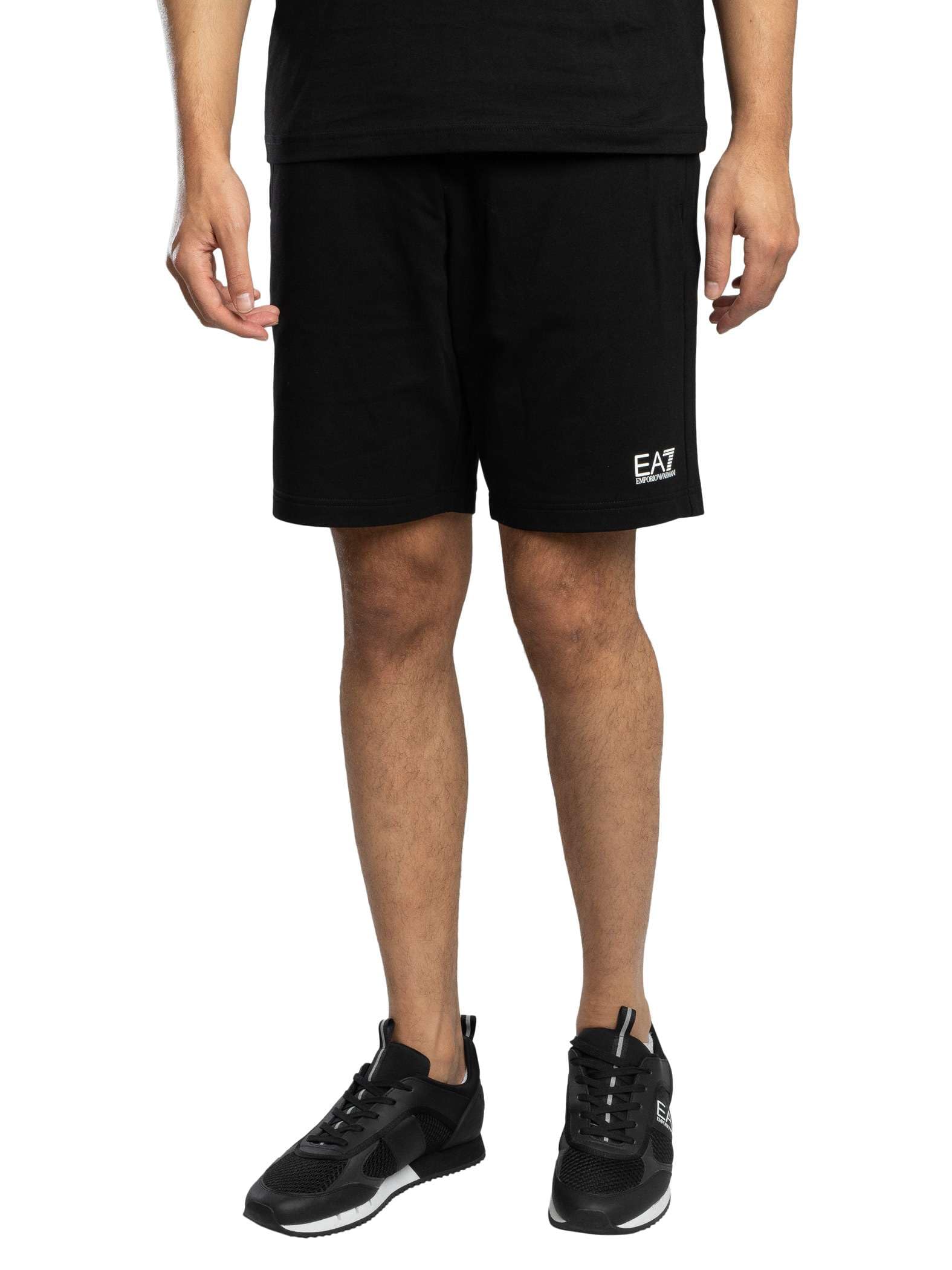 Emporio Armani Ea7 Men's Black Training Shorts, M, Training Shorts