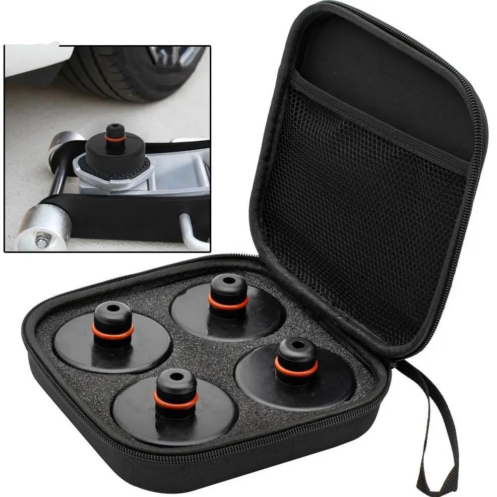 Podnośnik samochodowy Pasuje do modelu 3 Model S Model XY 4 szt. Adapter podkładki Jack guma W/etui do przechowywania narzędzie podnoszenie bezpieczne podnoszenie Heavy Duty(4Pcs No case)