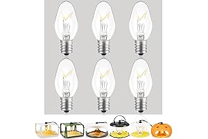 Original 6 Pcs Flea Trap Replacement Light Bulbs, Special for Indoor Flea Traps