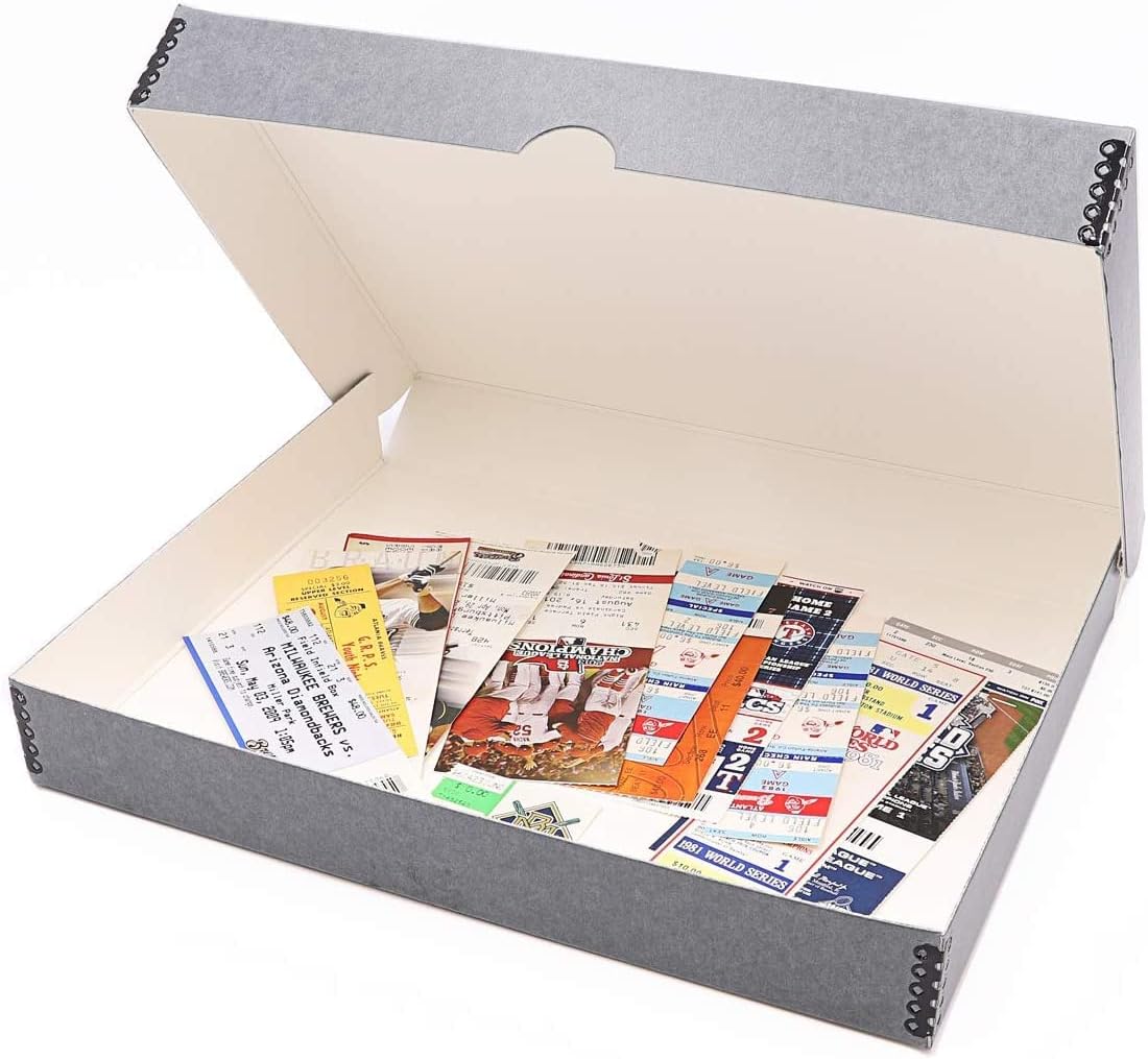 Lineco Archival Folio Storage Box. Metal Edge Archival Boxboard, Clamshell Lid. 9.5 x 12.5 x 1.75 inches. : Electronics