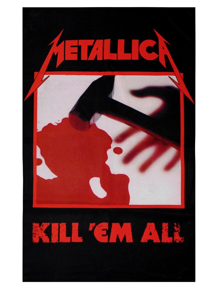 Amazon.com: Metallica Poster Kill Em All Album Cover Official