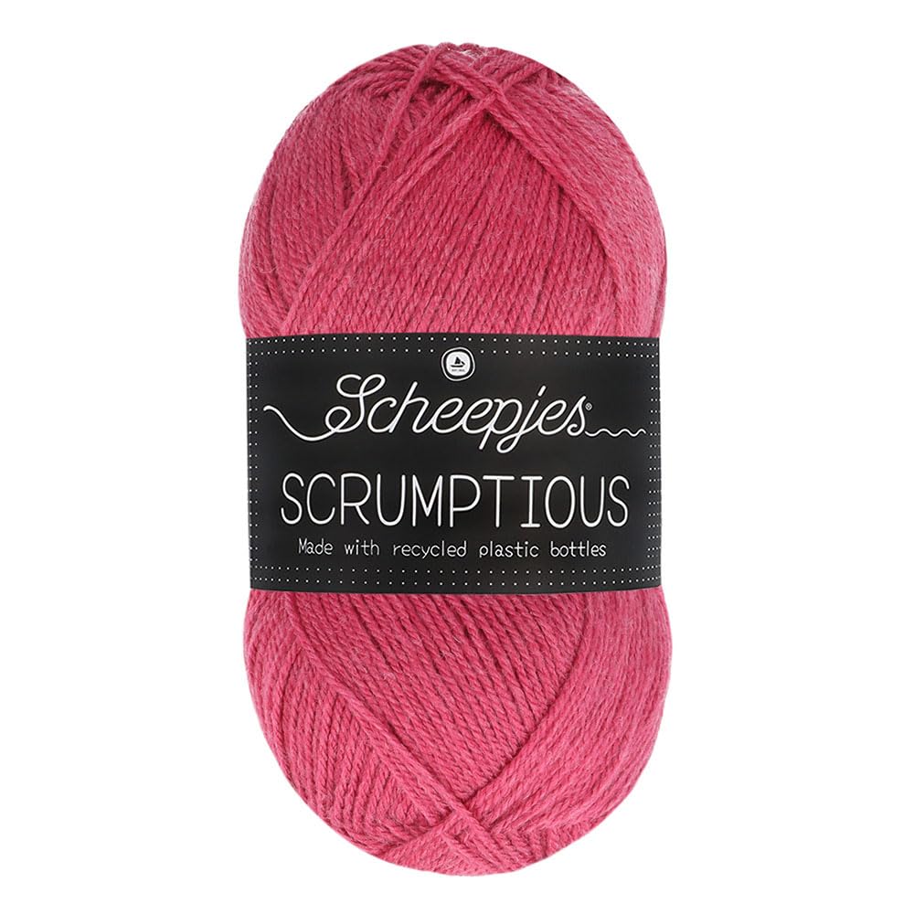 Scheepjes Scrumptious 1x100g - 382 Red Fruit Jam, Soft and Versatile Yarn