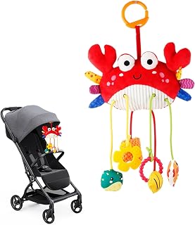 Juguetes Para Bebé Para Silla De Coche,Accesorios Sensoriales De Sonajero De Peluche Para Bebés - Juguete Móvil Para Cuna Con Clip - Para Shower Niñas Y Niños Bebés De 0 A 12 Meses Cochecito Coche Cun