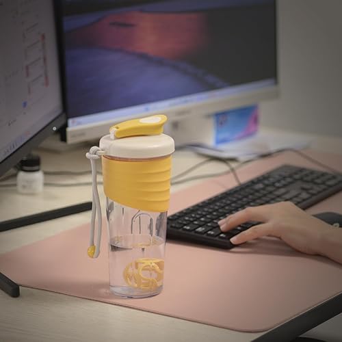 Miniatura 6 de Botella agitadora para mezclas de proteínas, 24 onzas, botellas mezcladoras de proteínas con bola batidora, botella mezcladora, botella de proteína,