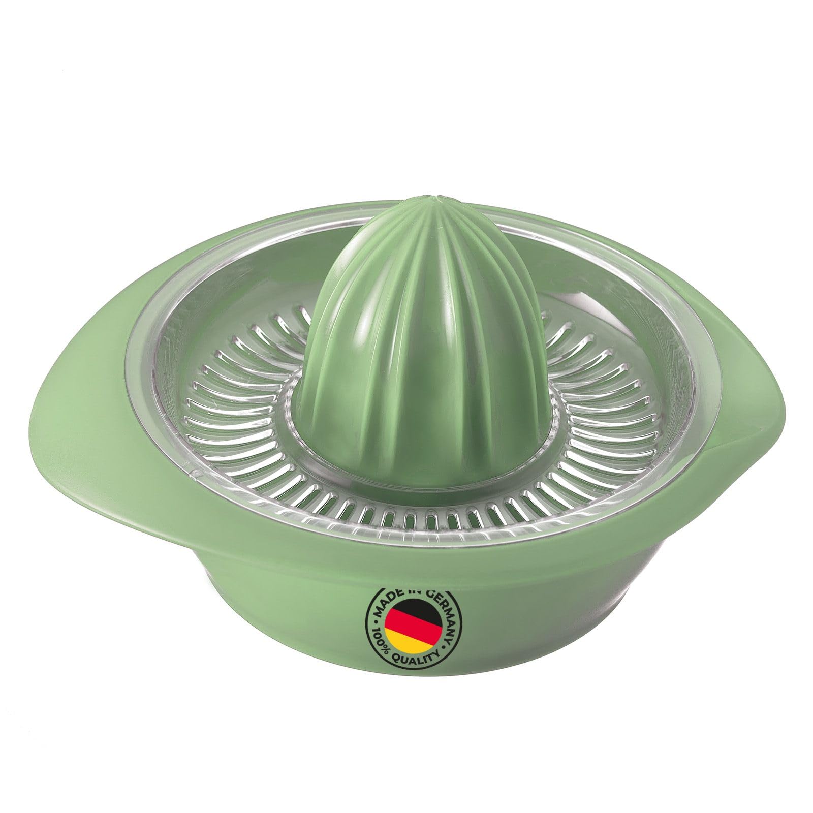 Westmark 3091227M Lemon Citrus Juicer with Container, Diameter: 18.7 cm, Capacity: 350 ml, Plastic, Limetta, Green