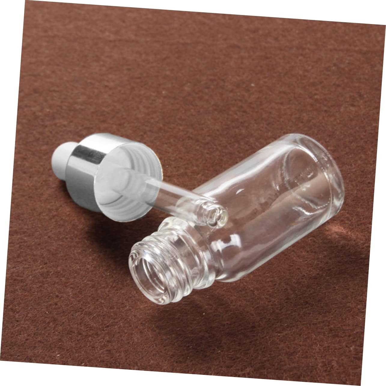 OUNONA 10Pcs Glass Essential Oil Dropper Bottles Rubber Tops Compact Liquid Dispenser for Travel and Storage