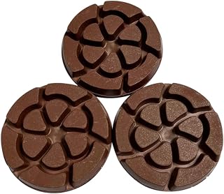 3" Hybrid Diamond Polishing Pads for Concrete, Dry or Wet, #200 Grit