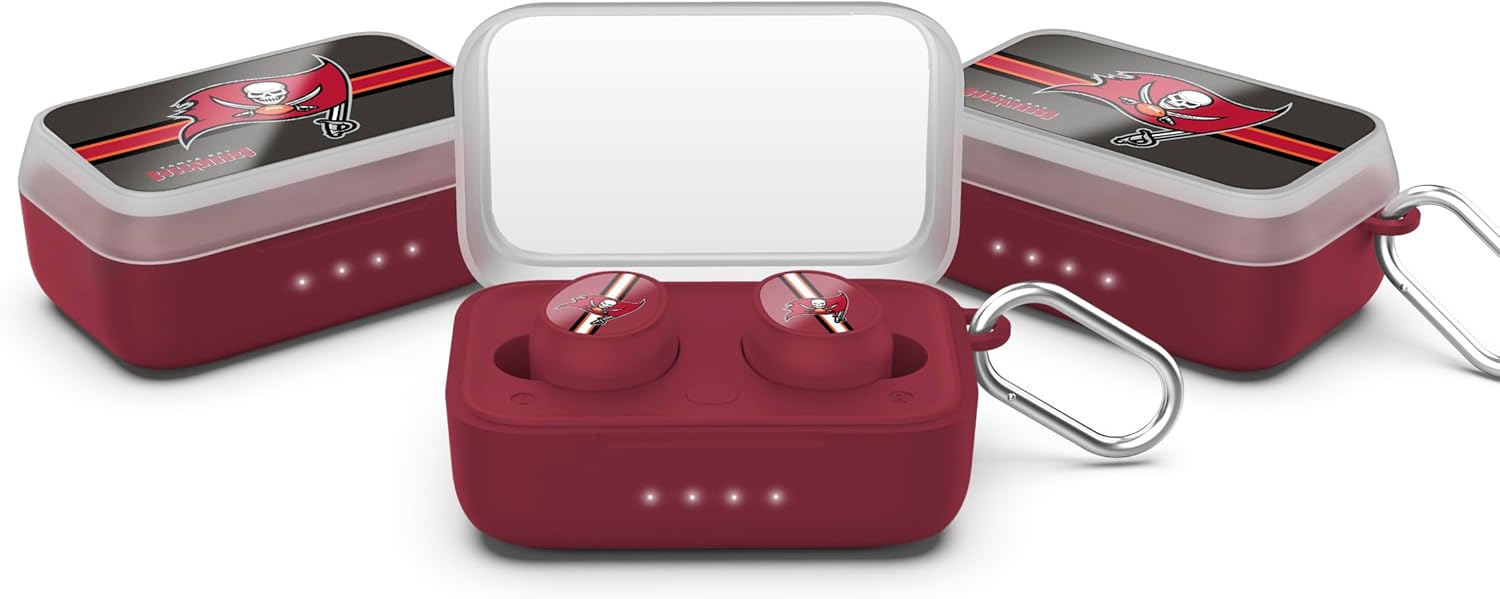 SOAR NFL Wireless Sport Earbuds: Comfortable Fit & Convenient Charging