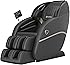 Real Relax 3D Massage Chair Full Body SL-Track, Zero Gravity Recliner with 16 Massage Modes, Body Scan, Foot Rollers, Bluetooth, Favor-22 Black