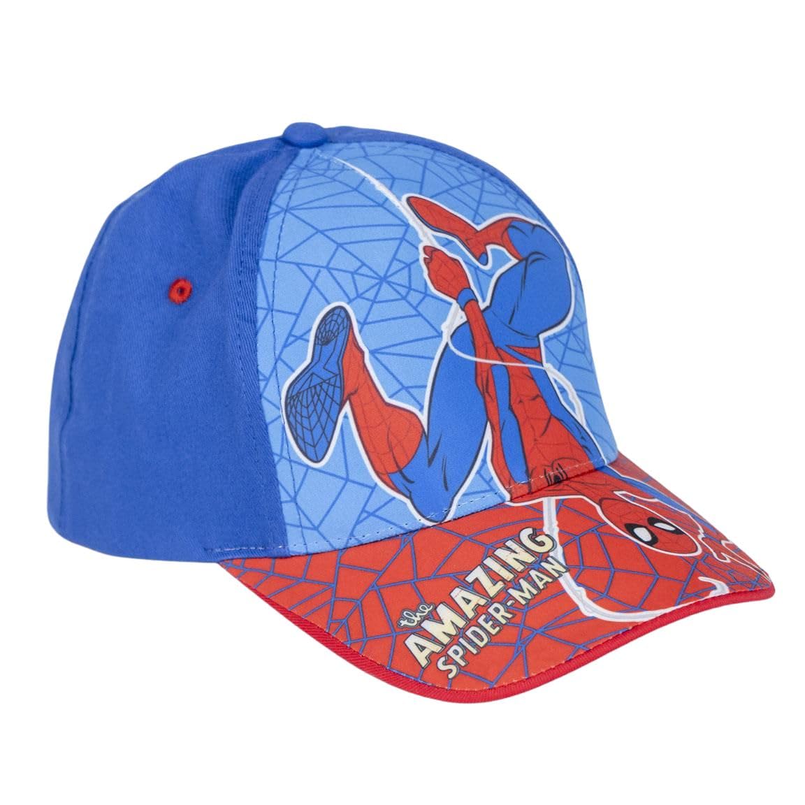 CERDÁ LIFE'S LITTLE MOMENTS Gorra Infantil con Visera de Spiderman Color Azul Cap, Talla única Boy's