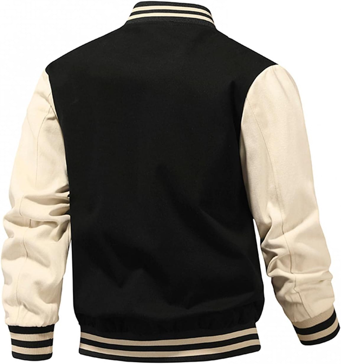 QWENTMTNTY Men's Plus Size Baseball Varsity Jackets Big and Tall Fashion Designs Bomber Jackets Casual Winter Windproof Windbreaker