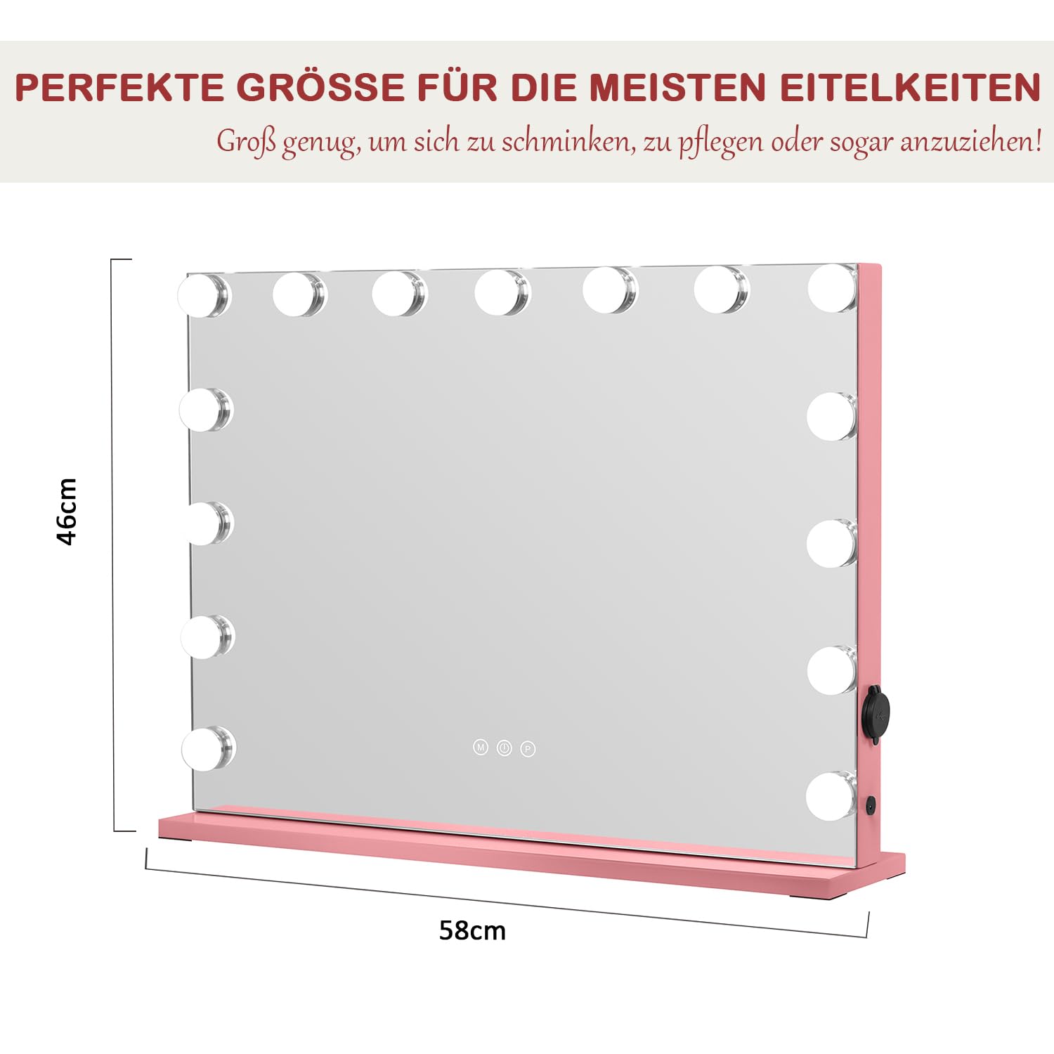 Kaufe LED-Glühbirne, Spiegel-Frontleuchte, Hollywood-Spiegel, Make- up-Spiegel, Licht, berührungsempfindlich, verstellbar, 2/6/14 Serie Glühbirnen zum Preis ab 5.1