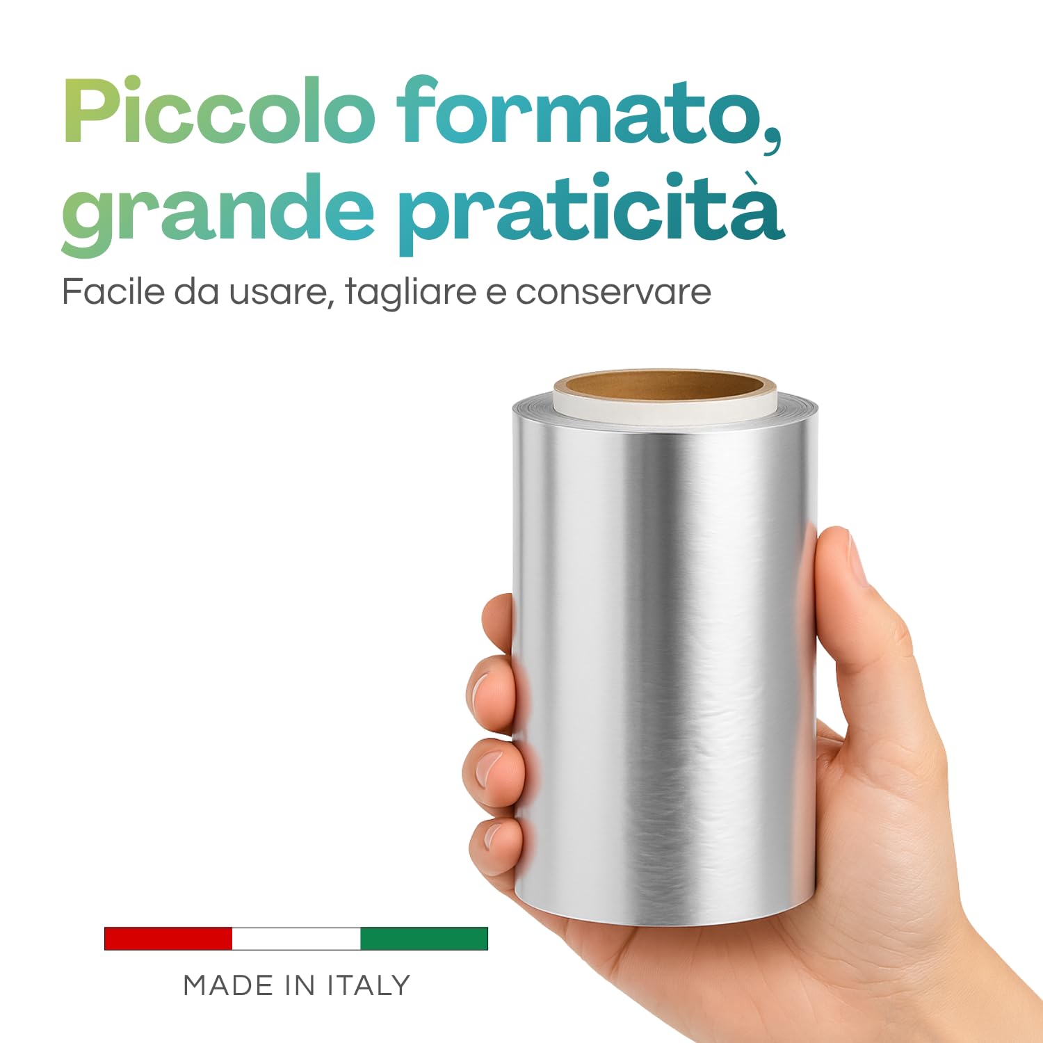 Virsus 12 Rotoli Carta Stagnola Rotolo Alluminio altezza 12cm lunghezza 100 m meches parruchieri estetica carta argentata asporto bar copri bicchiere
