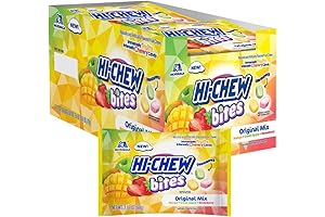HI-CHEW Bulk Original Candy Bites: 12 Packs of 2.12oz Bags
