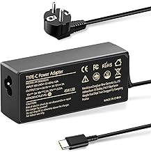 Portable USB C Charger 45W, for Lenovo Chromebook C330 S340 100e 300e 500e C340 S330 2nd Gen,ThinkPad Yoga T480 T580 E490 E580 C630 C940 720 910 Type-C Computer Charger adapter