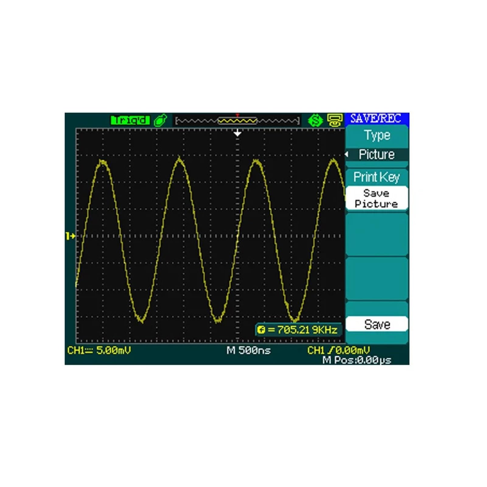 Alicates de Corriente osciloscopio Sonda de Pinza amperimétrica CA/CC CP-07+, 4 A, 1 MHz, osciloscópica