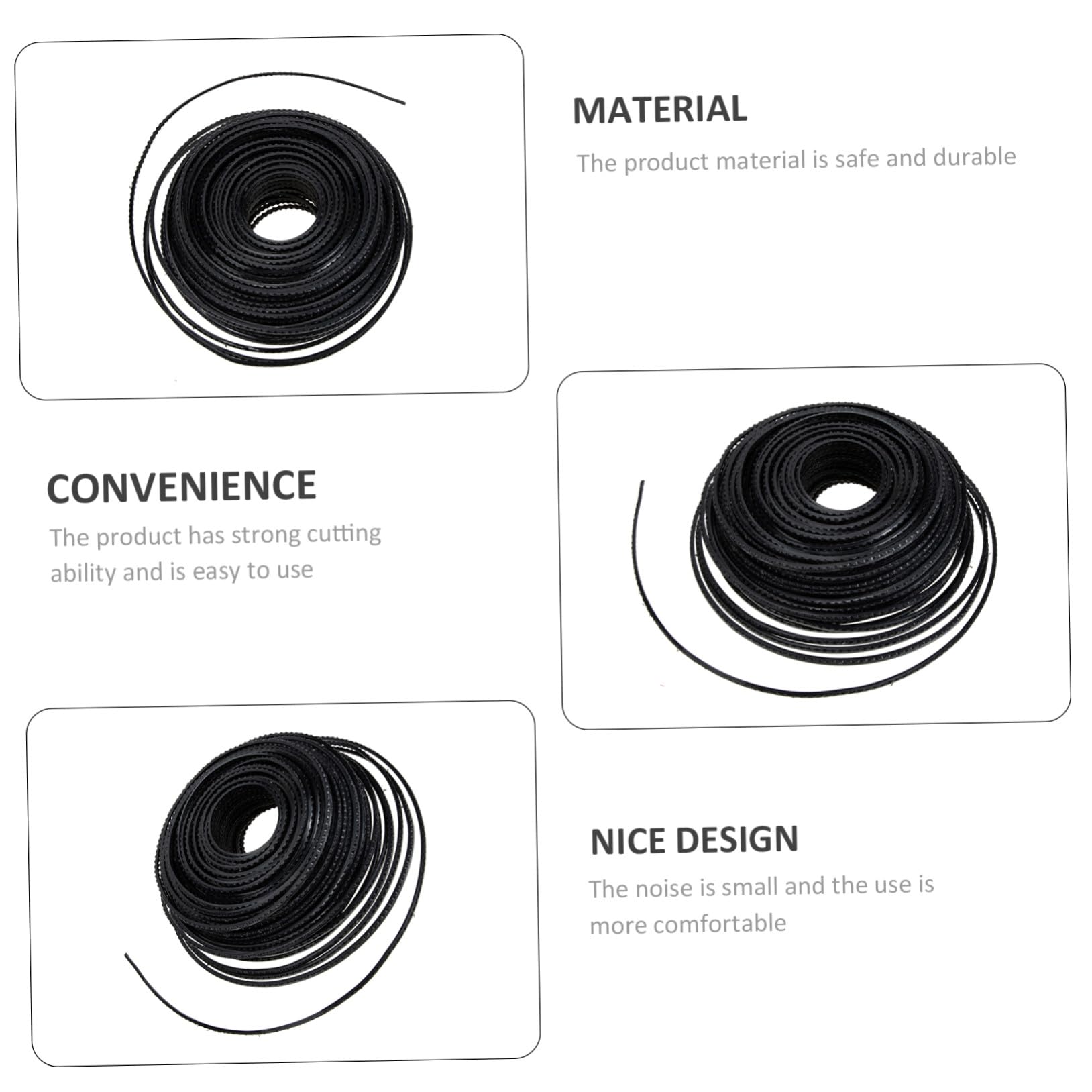 TOYANDONA Accesorios para Línea De Corte Hilo para Recortadora De Hilo Cuerda para Recortadora De Césped para Uso Jardín Material De Nylon