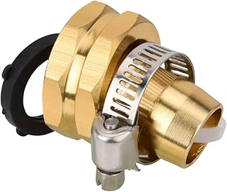 Okuyonic Conector rápido da mangueira, conectores de mangueira de água conectores fêmeas mangueira de jardim acessórios de conexão rápida ajuste seguro alumínio resistente prático para mangueiras de jardim padrão