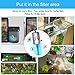 TAISHAN 3W Mini Aquarium Algae Removal Light With Timer, Waterproof Green Clear Light for Fish Tank, Pond, Swimming Pool