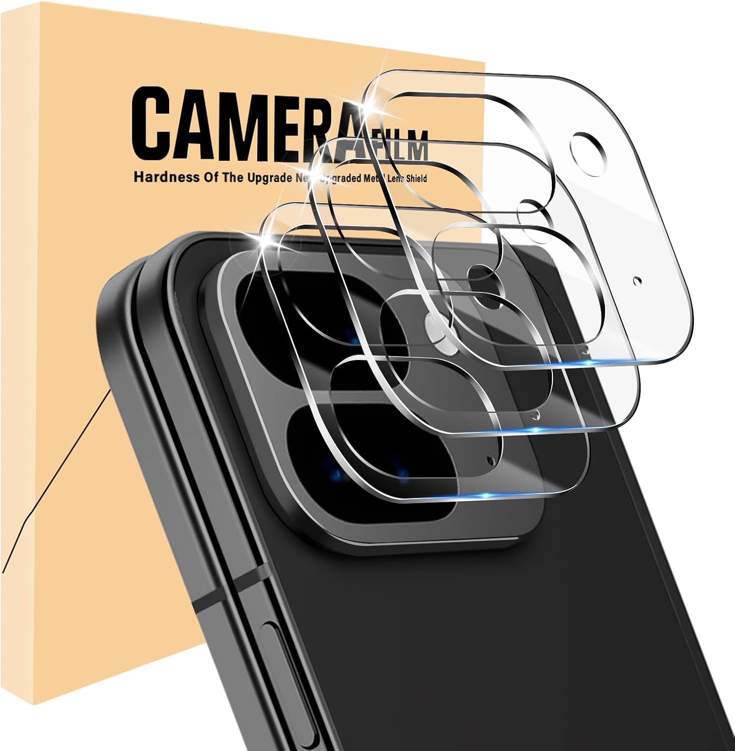 3 Pack for Google Pixel 9 Pro Fold Camera Lens Protector