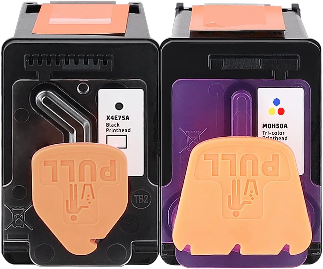 A Set (Black & Tri-Color) GT53 Print Head X4E75A M0H50AA for Printers 515 514 517 532 617 for Tank 508 510 511 518 519 531 538 610 618 Printer Head