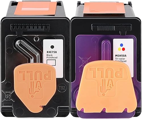 Un juego (negro y tricolor) GT53 cabezal de impresión X4E75A M0H50AA para impresoras 515 514 517 532 617 para tanque 508 510 511 518 519 531 538 610