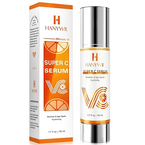 HANYWIL Suero súper vitamina C para mujeres mayores de 70 años, suero de vitamina C para cara, removedor de manchas oscuras para el rostro, cuidado