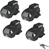 Carmate Inno Vehicle-Specific Square Base Roof Rail Type Vezel  Corolla Fielder  Hustler  RAV4  Spacia etc. Base Stay Basic Stay Key Lock Belt Fixing No Tools Required System Carrier Roof Carrier