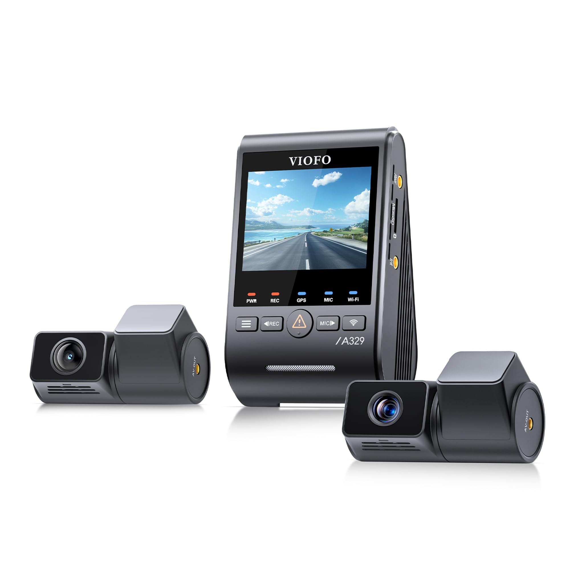 Viofo A329T 3 Kameralı Ön+İç+Arka 4K+2K+2K Wi-Fi 6 HDR Sony…