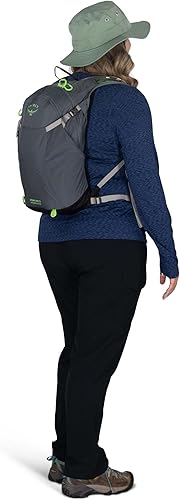 Miniatura 13 de Osprey Sportlite - Mochila de senderismo ligera de 15 litros con depósito hidráulico para hombres y mujeres, alcalinohotspot rosa