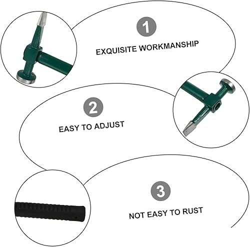 Miniatura 6 de DOITOOL Martillo de chapa de martillo de reparación de abolladuras de carrocería de coche recto para herramienta de carrocería de acero de alta