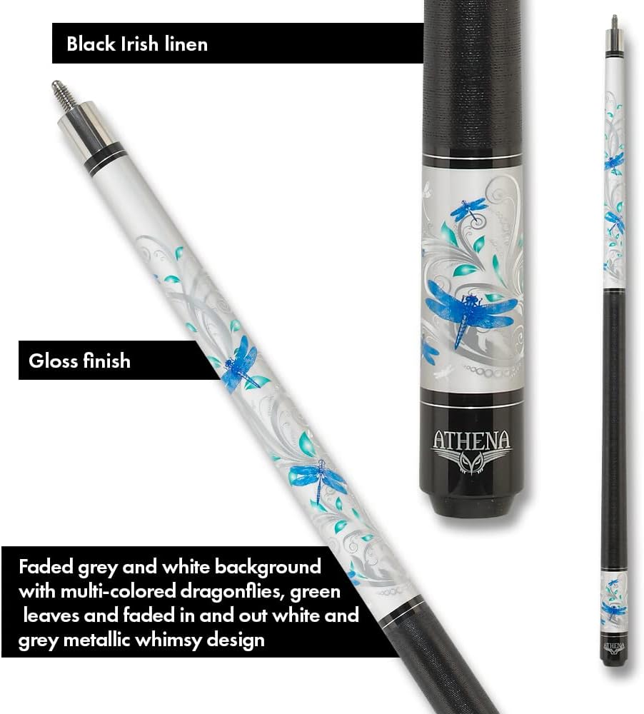 Athena ATH46 Blue Dragonfly Pool Cue