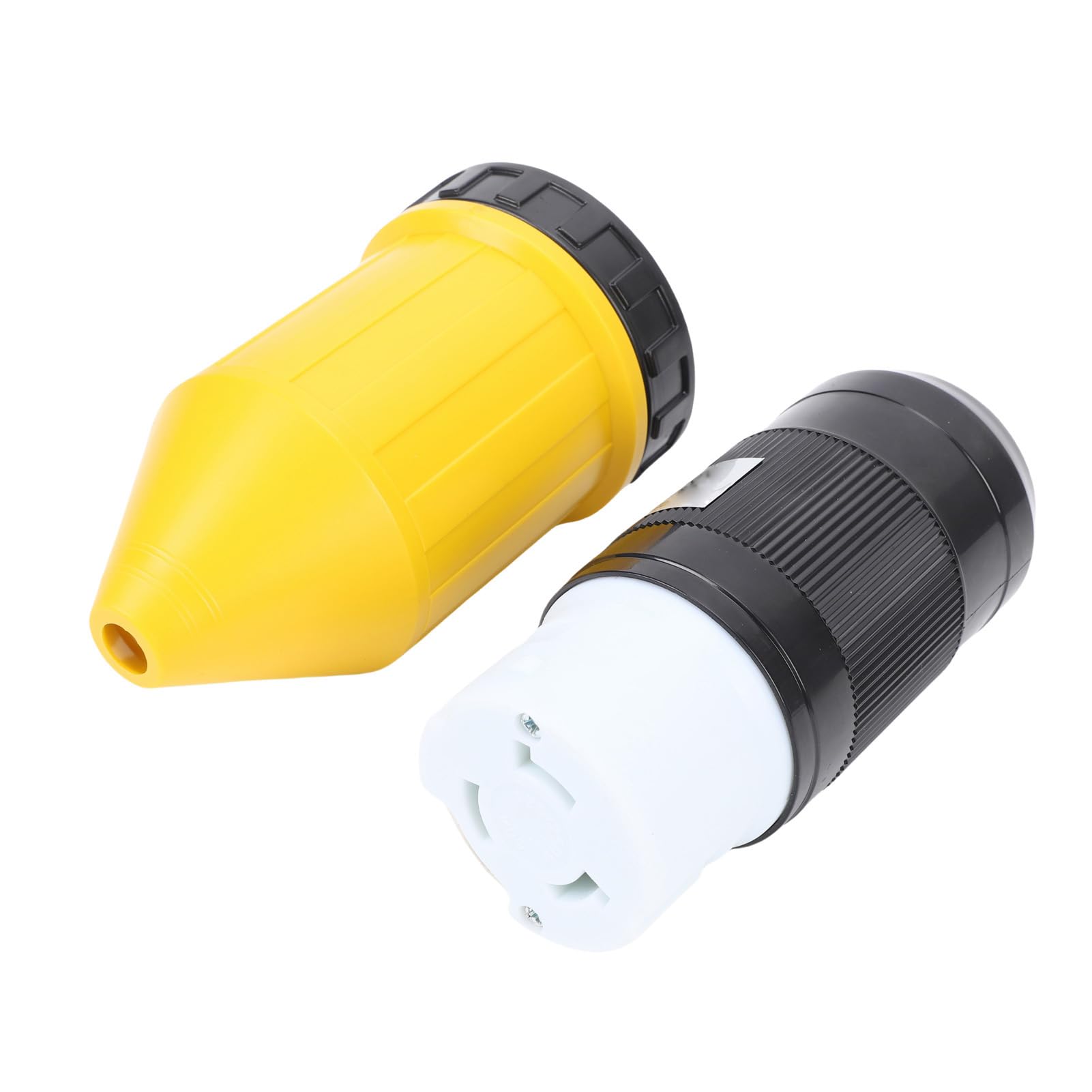 Prise de Verrouillage par Torsion pour Cordon d'alimentation 50 A pour Camping-car, Conception étanche et Anti-poussière, Matériau ABS Robuste, Connecteur de Quai Femelle NEMA SS2 50R, pour