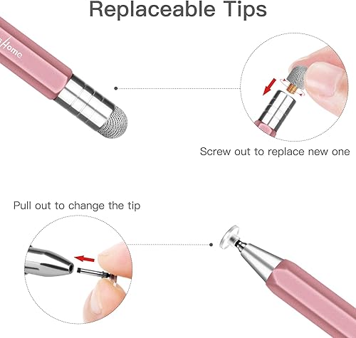 Miniatura 5 de StylusHome - Puntas de fibra de repuesto para lápiz capacitivo universal (8 unidades)